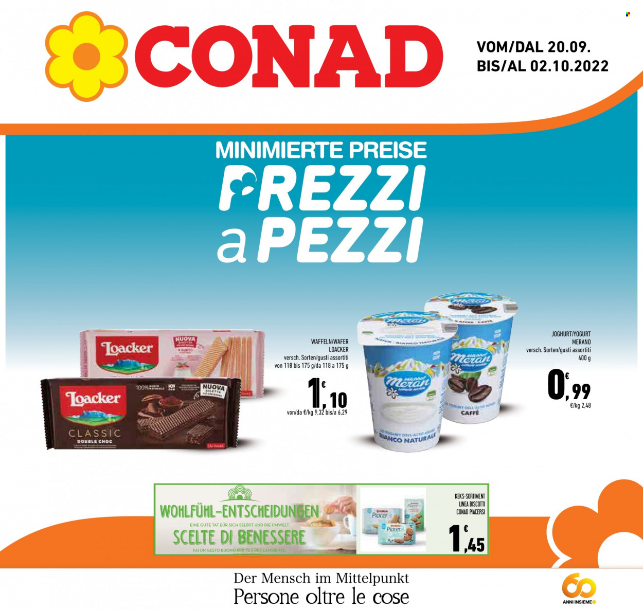 Leták Conad - 20.9.2022 - 2.10.2022. Strana 1