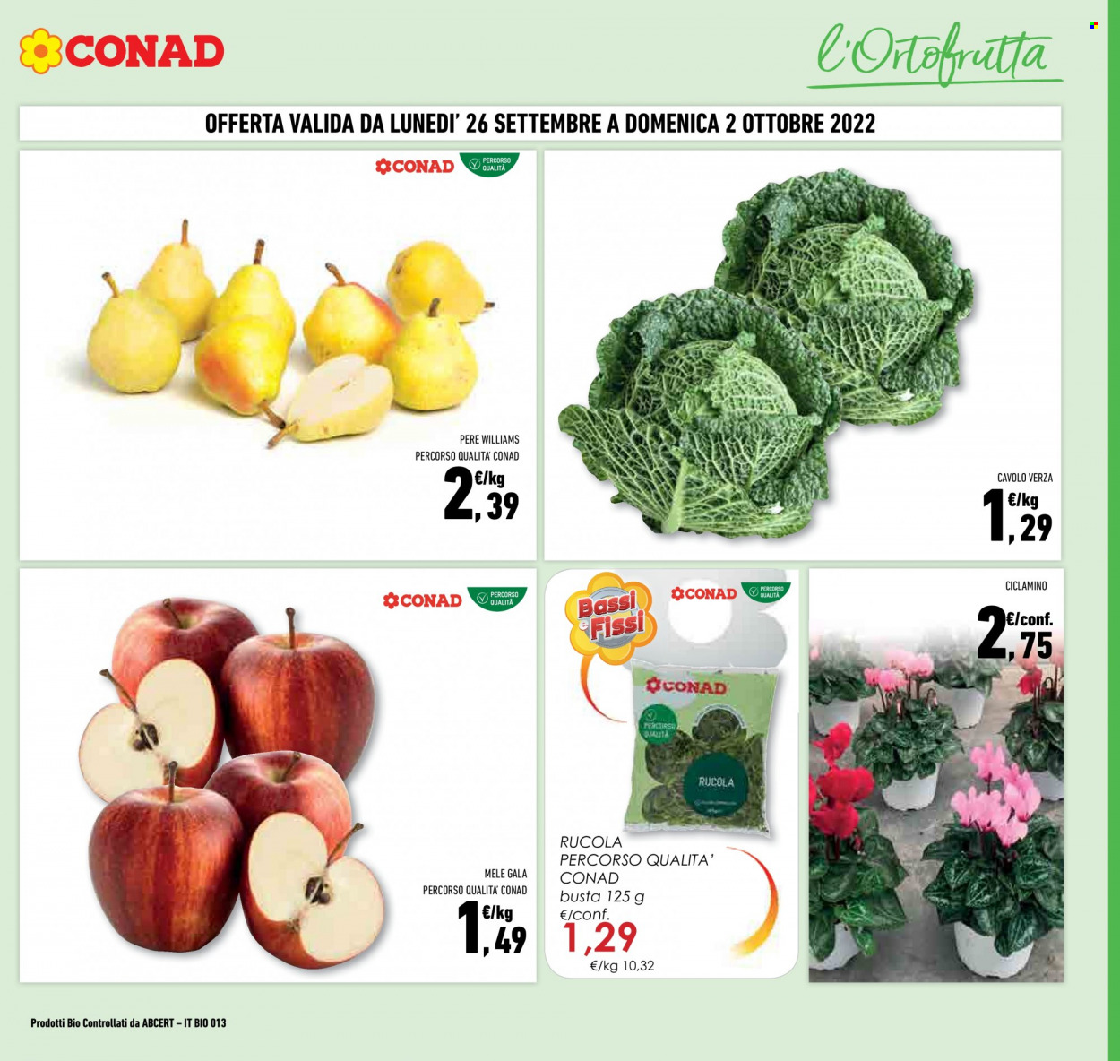 Volantino Conad - 20/9/2022 - 2/10/2022. Pagina 3