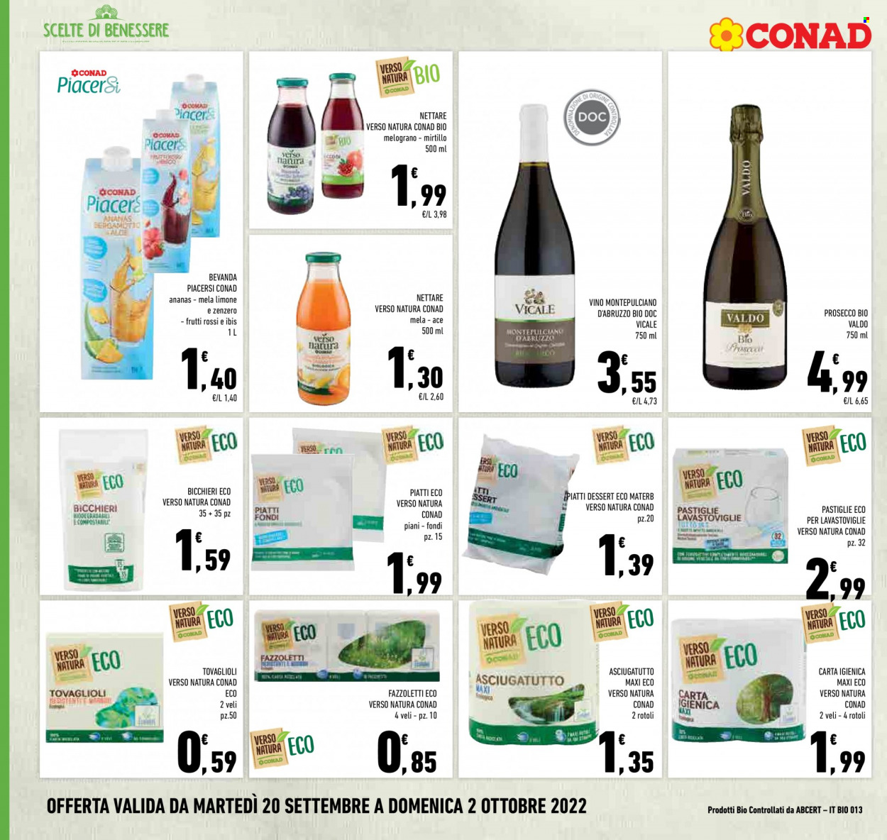 Volantino Conad - 20/9/2022 - 2/10/2022. Pagina 10
