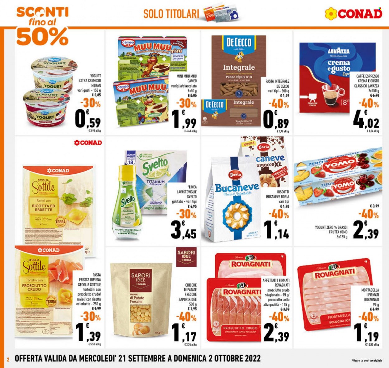 Volantino Conad - 21/9/2022 - 2/10/2022. Pagina 2