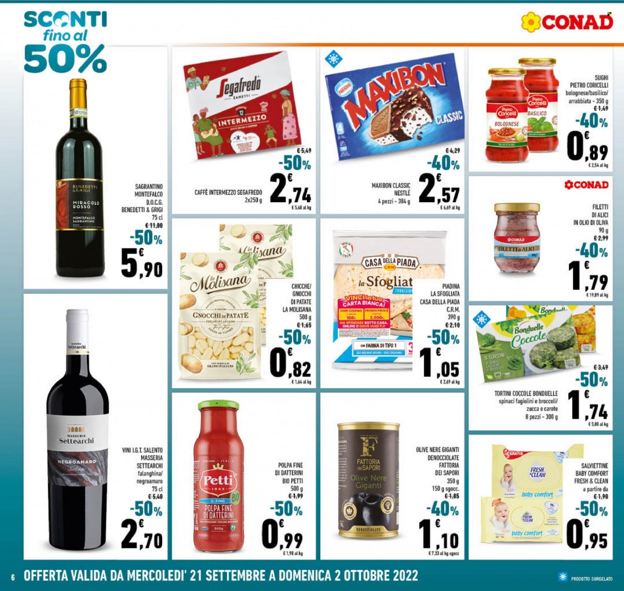 Leták Conad - 21.9.2022 - 2.10.2022. Strana 6