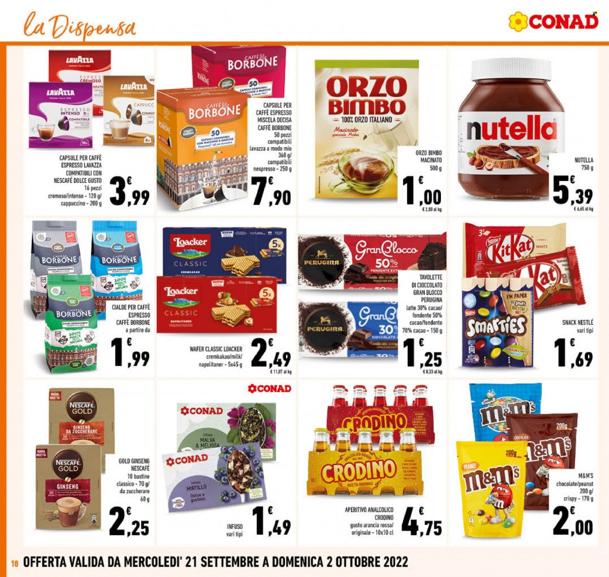 Leták Conad - 21.9.2022 - 2.10.2022. Strana 18