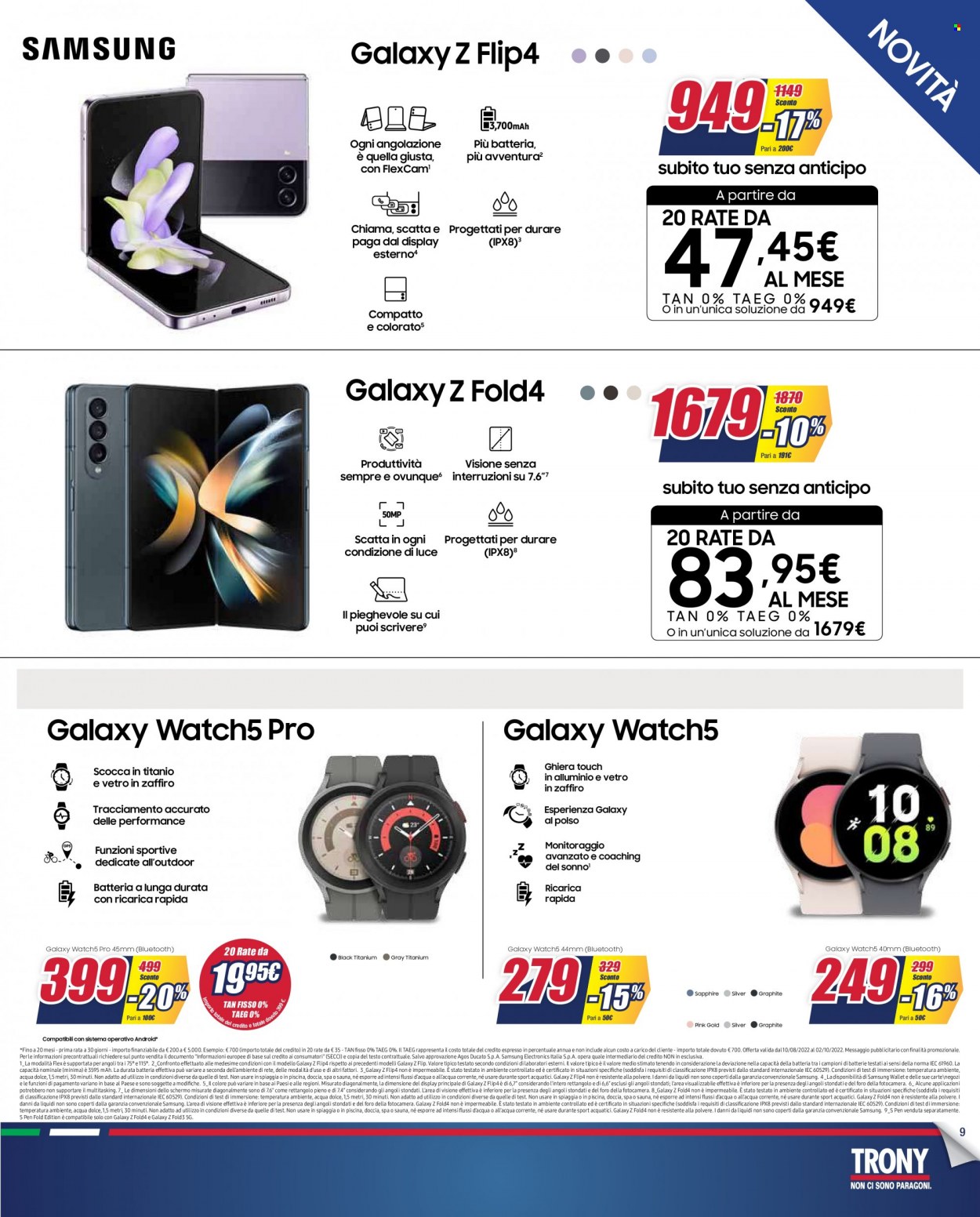 Volantino Trony - 19/9/2022 - 29/9/2022. Pagina 9