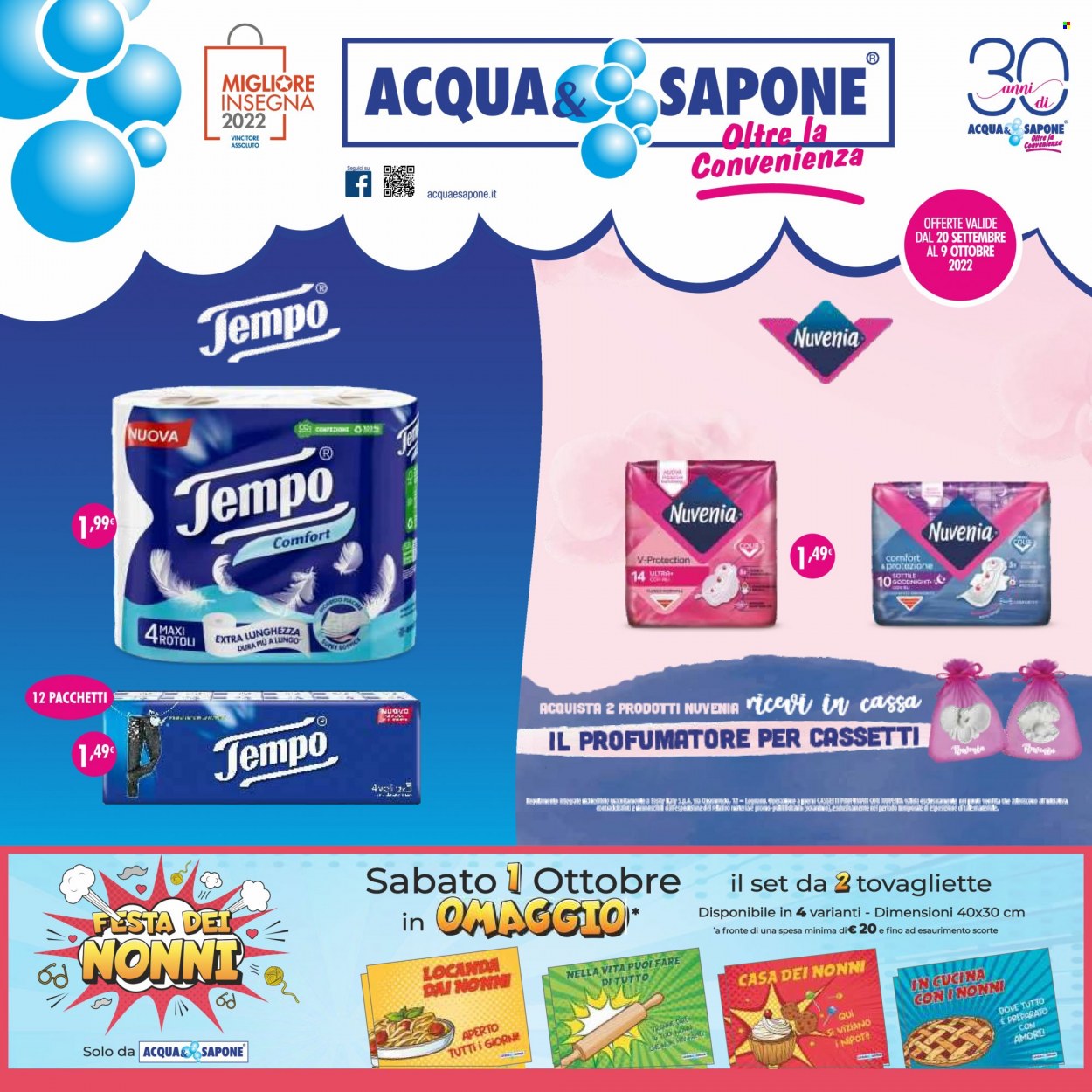 Volantino Acqua & Sapone - 20/9/2022 - 9/10/2022. Pagina 1