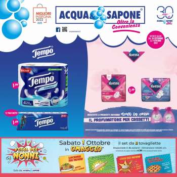 Volantino Acqua & Sapone - 20/9/2022 - 9/10/2022.