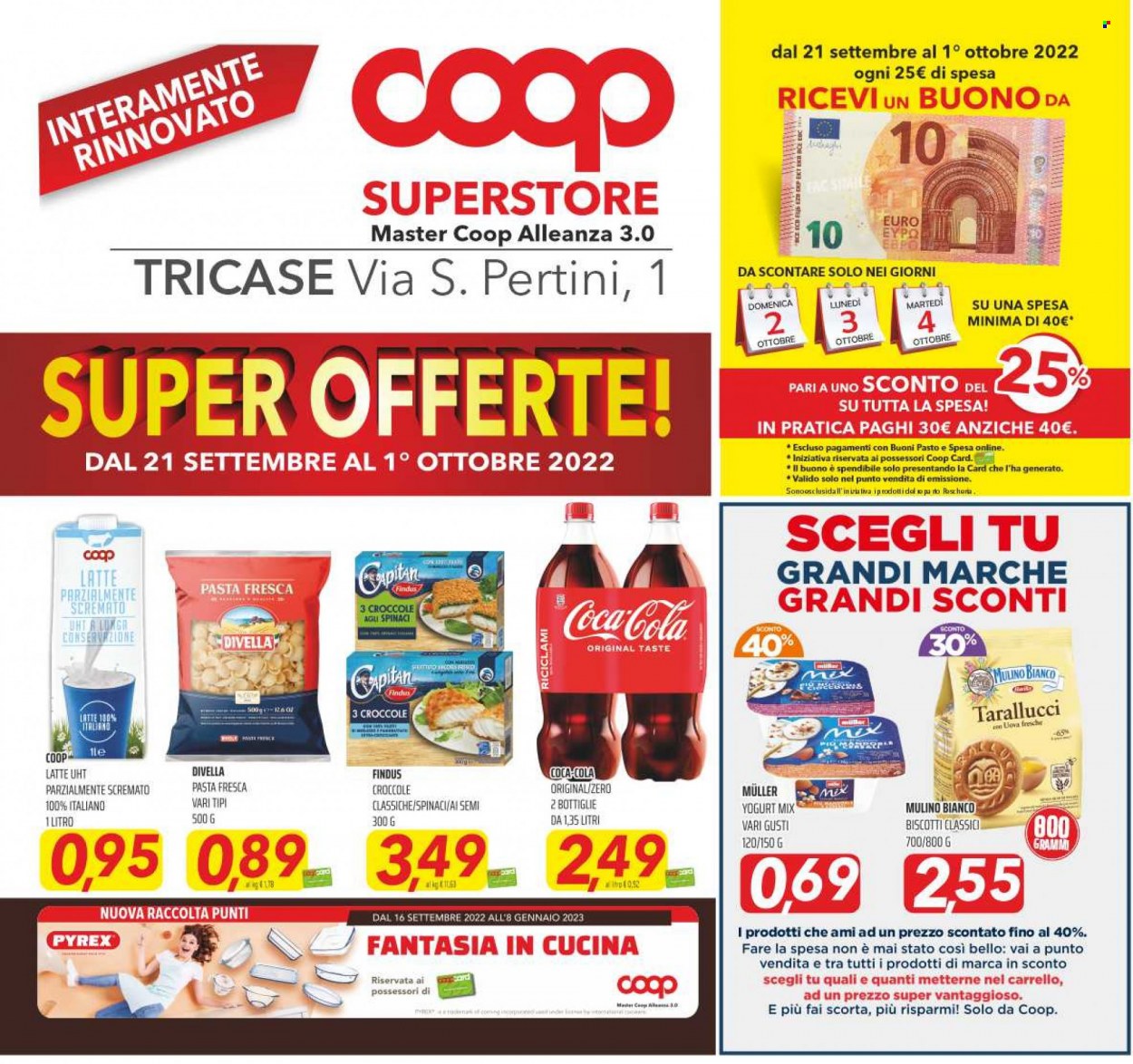Leták Coop - 21.9.2022 - 1.10.2022. Strana 1
