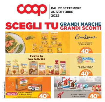 Volantino Coop - 22/9/2022 - 5/10/2022.
