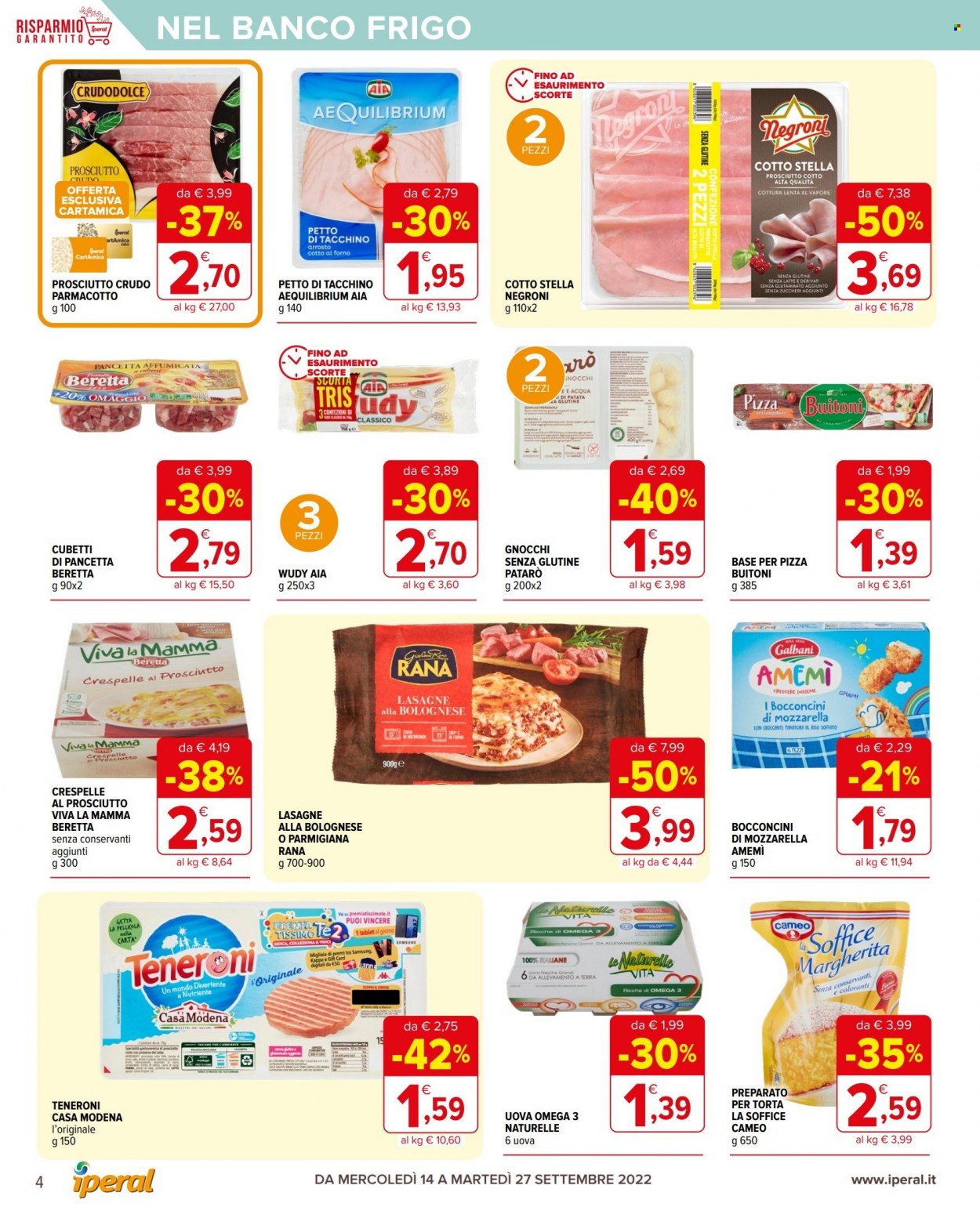 Volantino Iperal - 14/9/2022 - 27/9/2022. Pagina 4