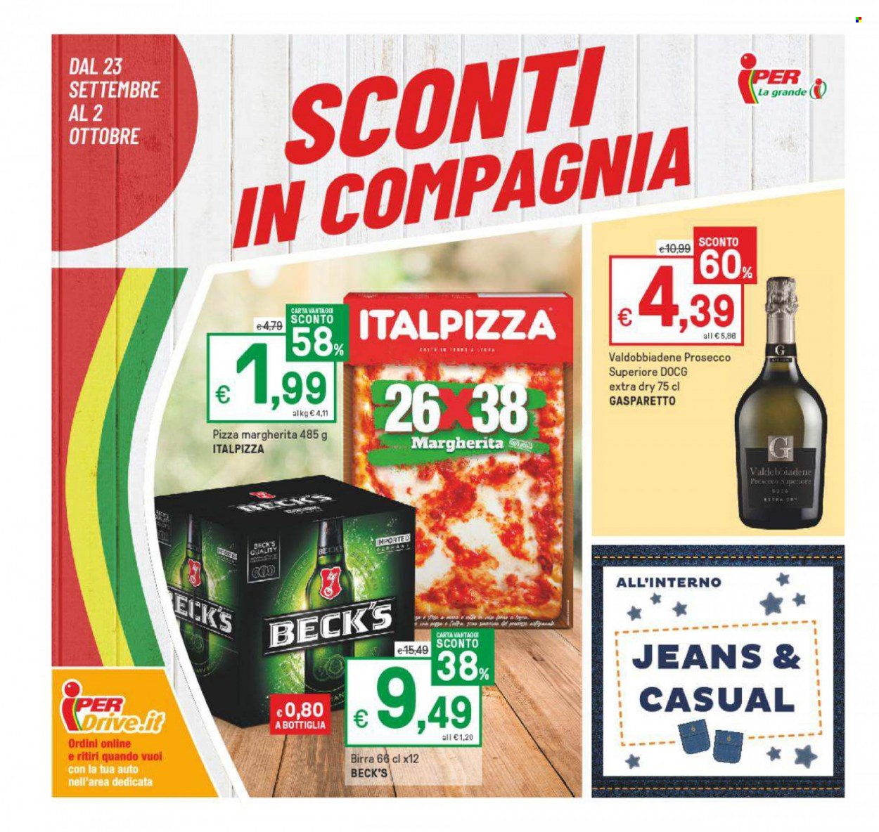 Volantino Iper, La grande i - 23/9/2022 - 2/10/2022. Pagina 1