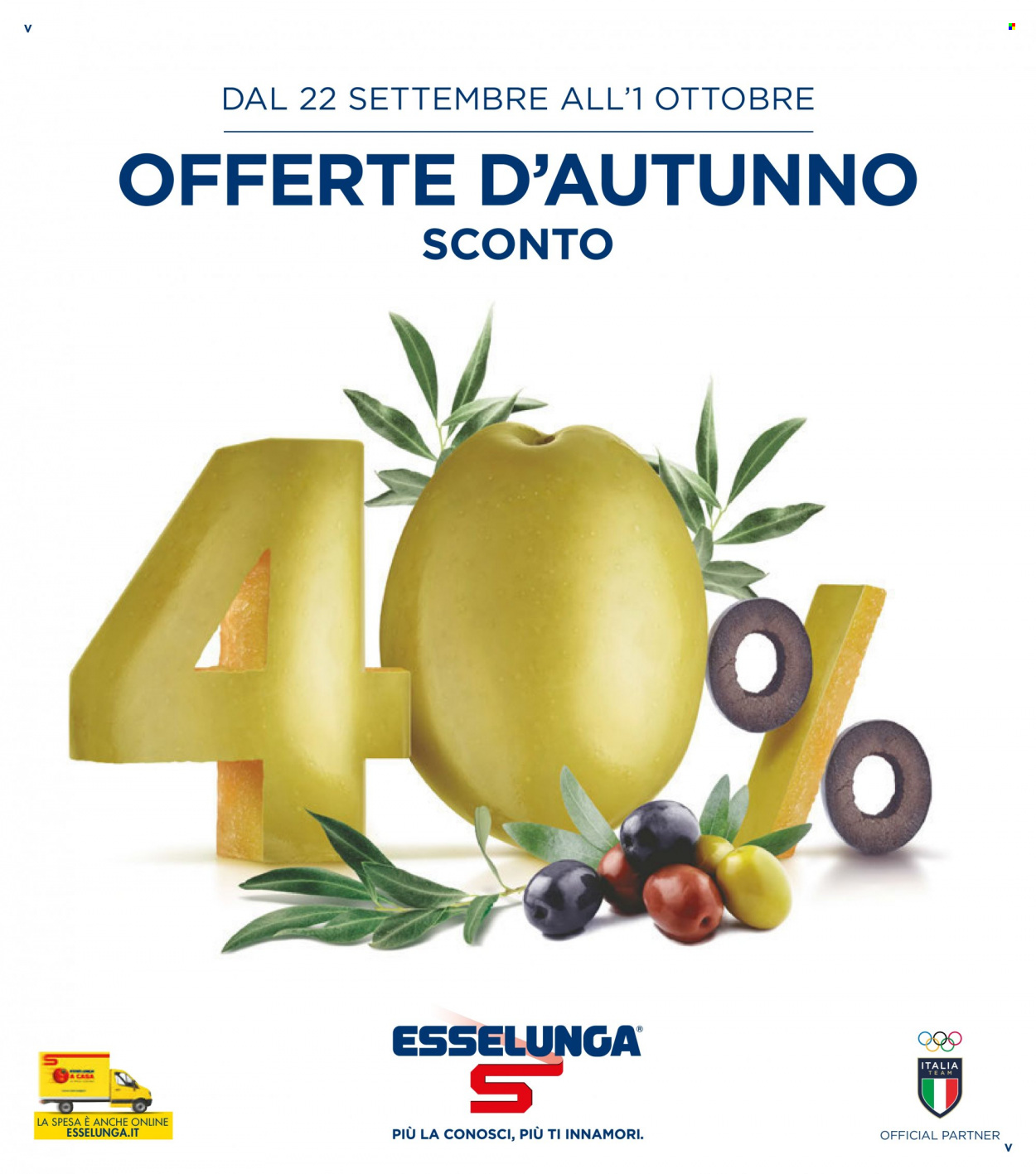 Volantino Esselunga - 22/9/2022 - 1/10/2022. Pagina 1