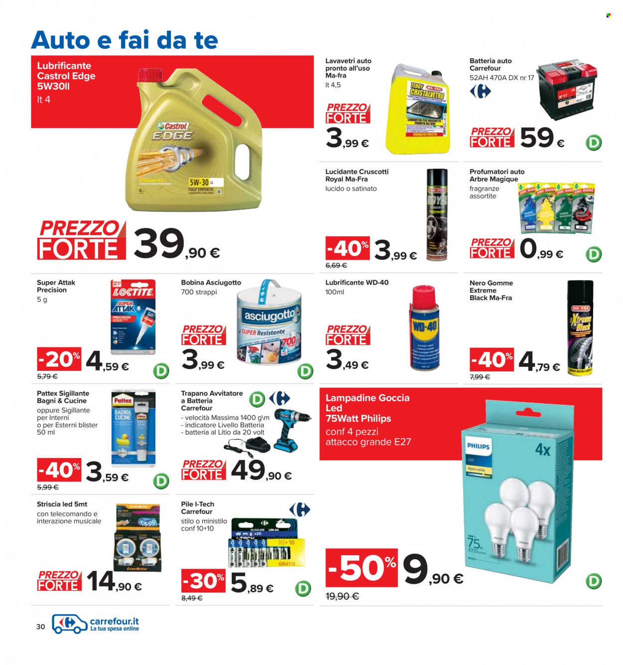Volantino Carrefour - 26/9/2022 - 5/10/2022. Pagina 30