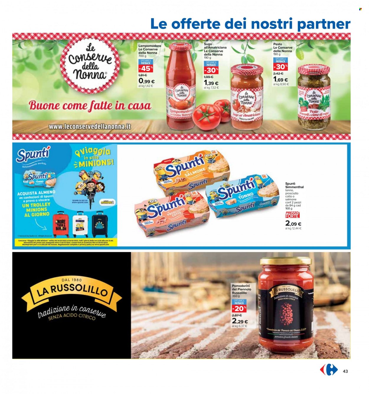 Volantino Carrefour - 26/9/2022 - 5/10/2022. Pagina 43
