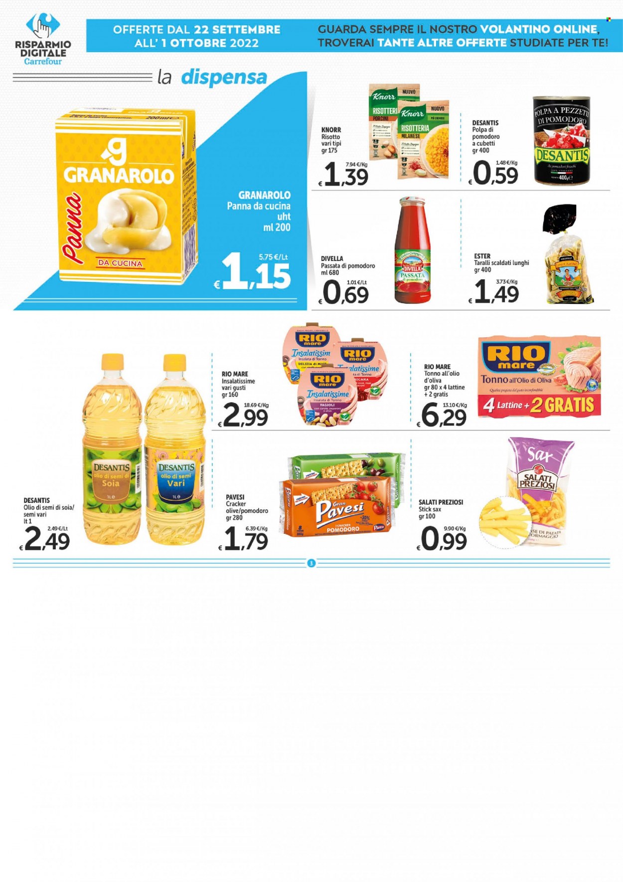 Volantino Carrefour - 22/9/2022 - 1/10/2022. Pagina 27