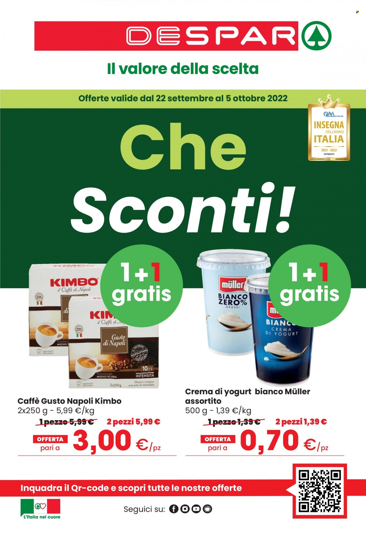 Volantino Despar - 22/9/2022 - 5/10/2022. Pagina 1