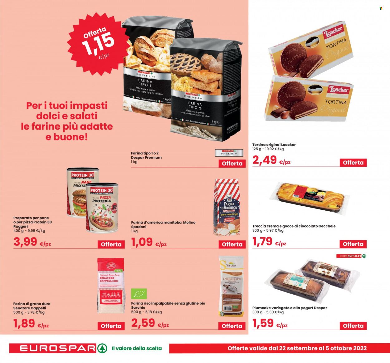 Volantino Eurospar - 22/9/2022 - 5/10/2022. Pagina 16