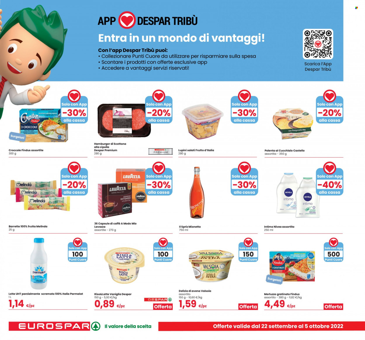 Volantino Eurospar - 22/9/2022 - 5/10/2022. Pagina 22