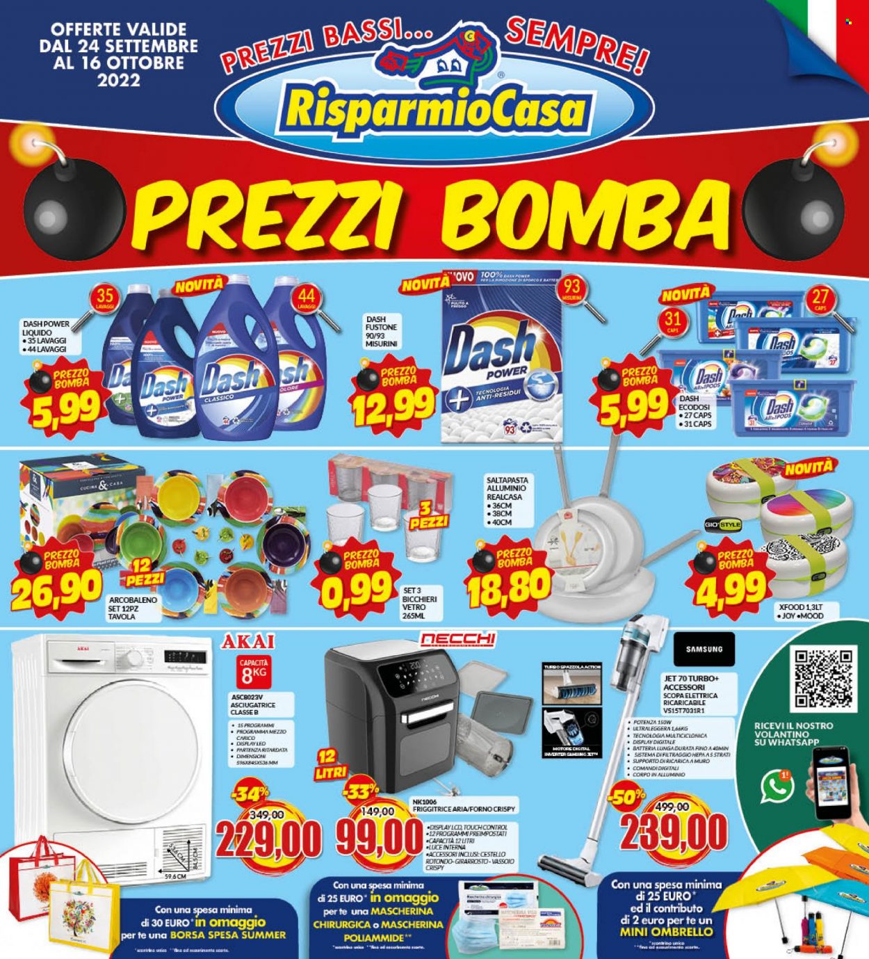Volantino Risparmio Casa - 24/9/2022 - 16/10/2022. Pagina 1