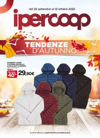 Volantino Coop - 22/9/2022 - 12/10/2022.