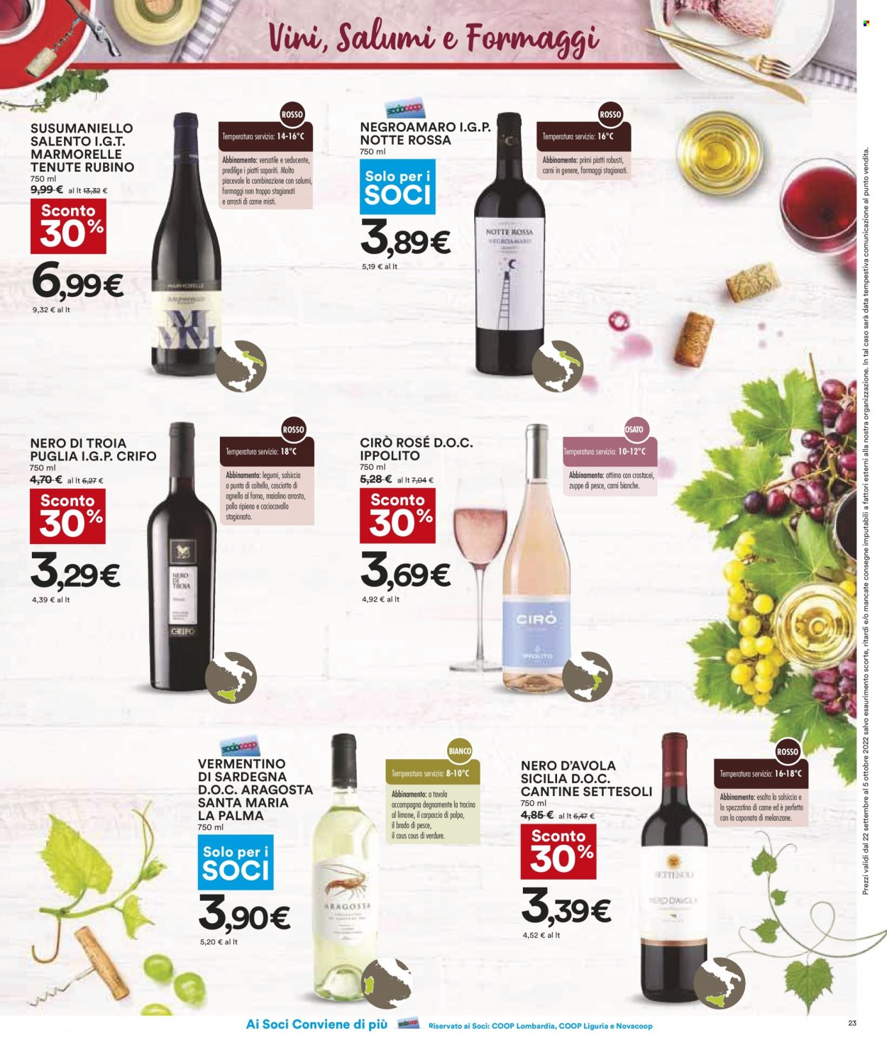 Volantino Coop - 22/9/2022 - 5/10/2022. Pagina 23