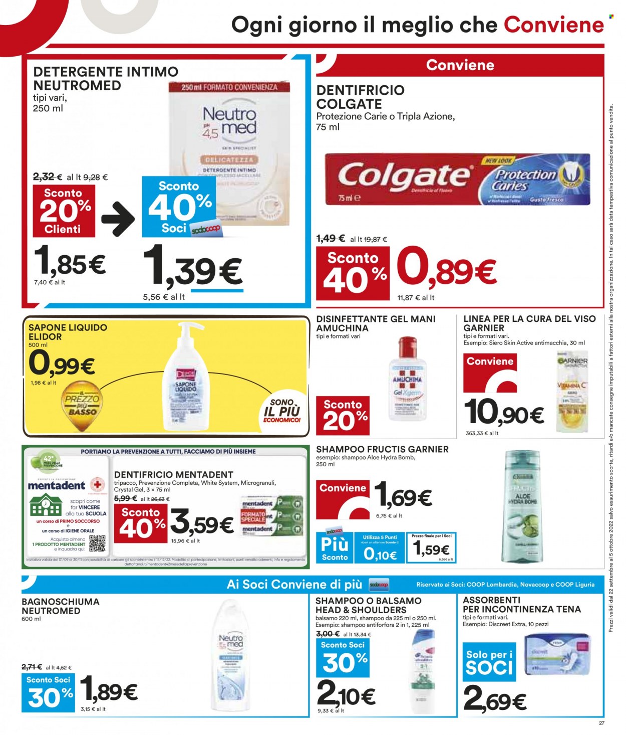 Leták Coop - 22.9.2022 - 5.10.2022. Strana 27