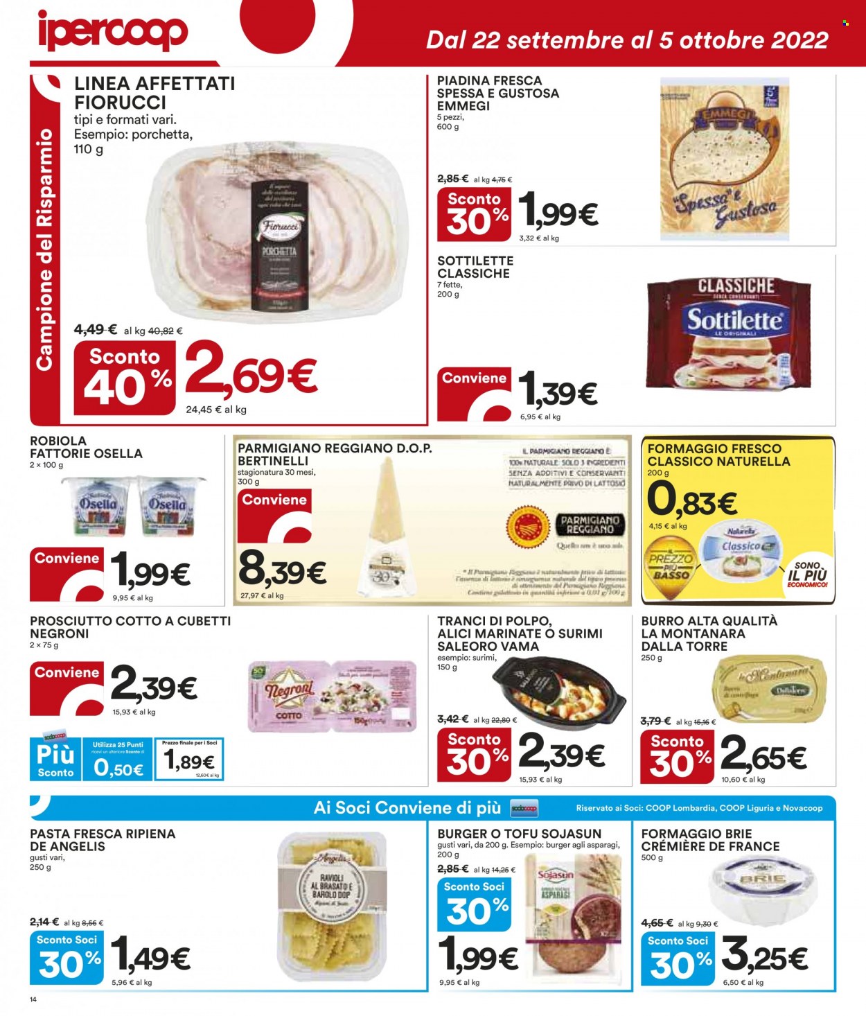 Volantino Coop - 22/9/2022 - 5/10/2022. Pagina 14