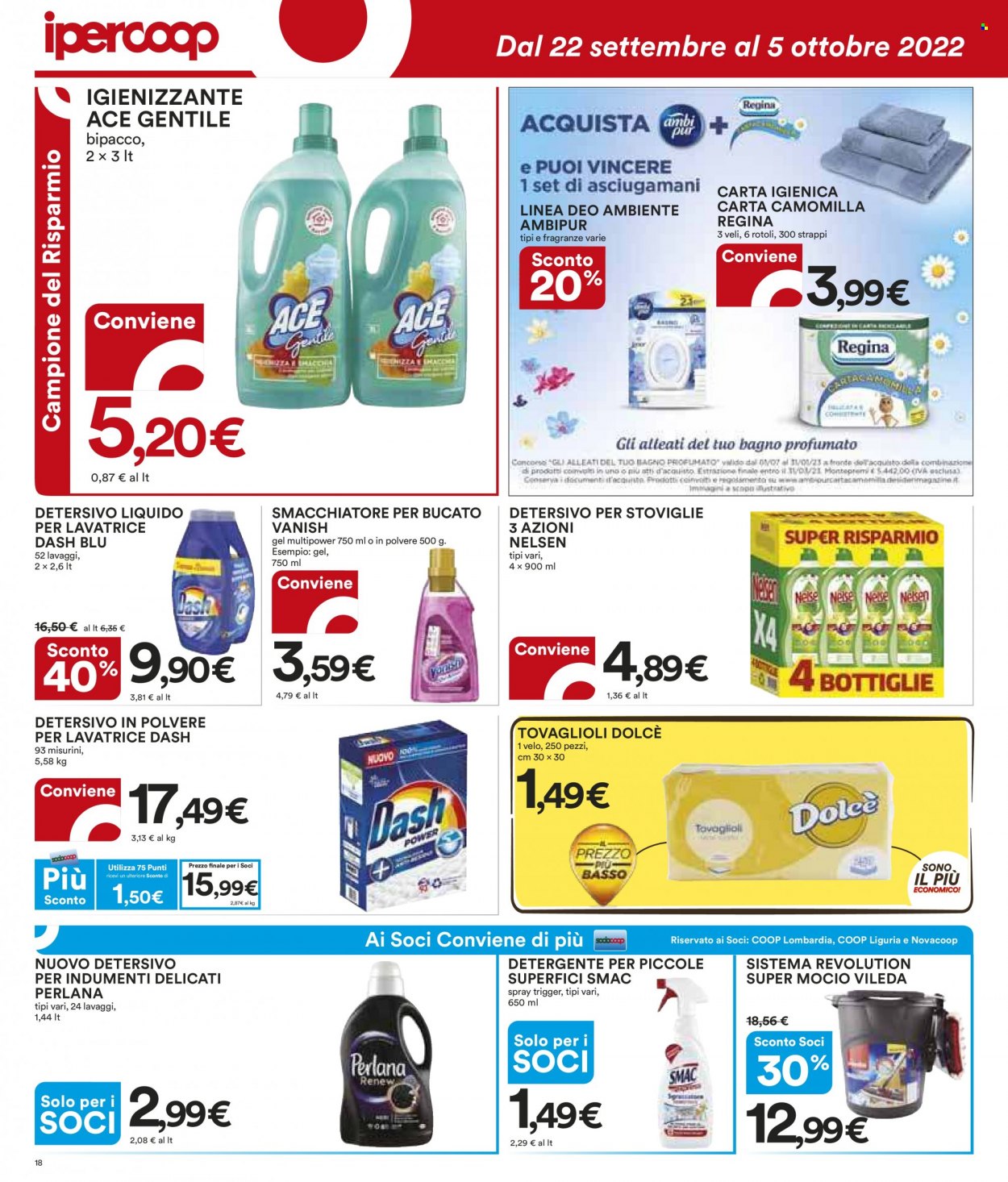 Volantino Coop - 22/9/2022 - 5/10/2022. Pagina 18