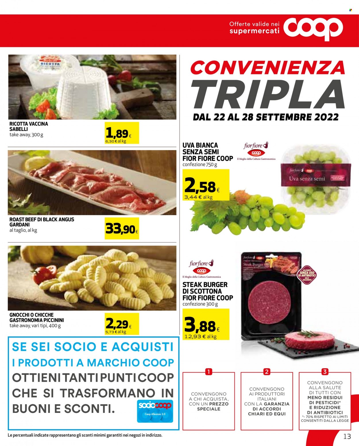 Leták Coop - 22.9.2022 - 5.10.2022. Strana 13