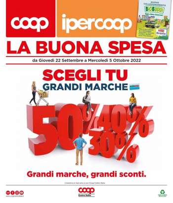 Volantino Coop - 22/9/2022 - 5/10/2022.