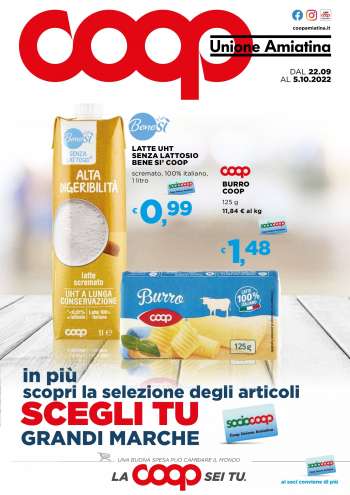 Volantino Coop - 22/9/2022 - 5/10/2022.
