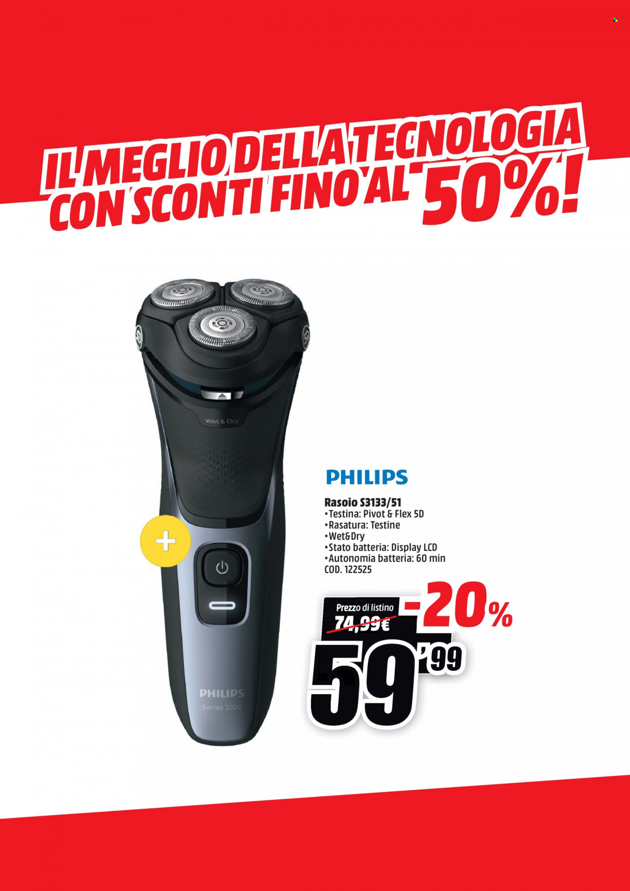 Volantino MediaWorld - 15/9/2022 - 29/9/2022. Pagina 48