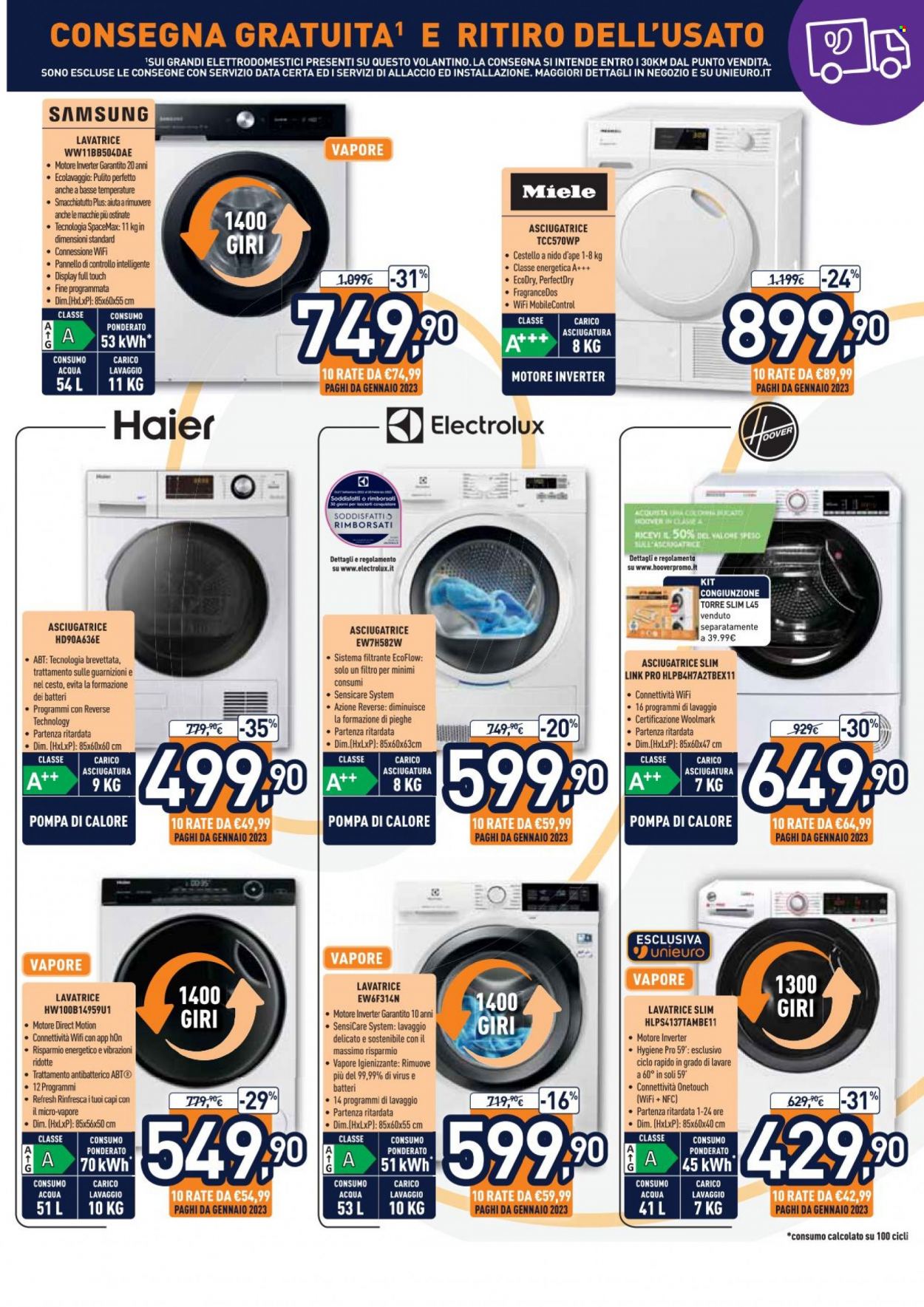 Volantino Unieuro - 23/9/2022 - 6/10/2022. Pagina 3
