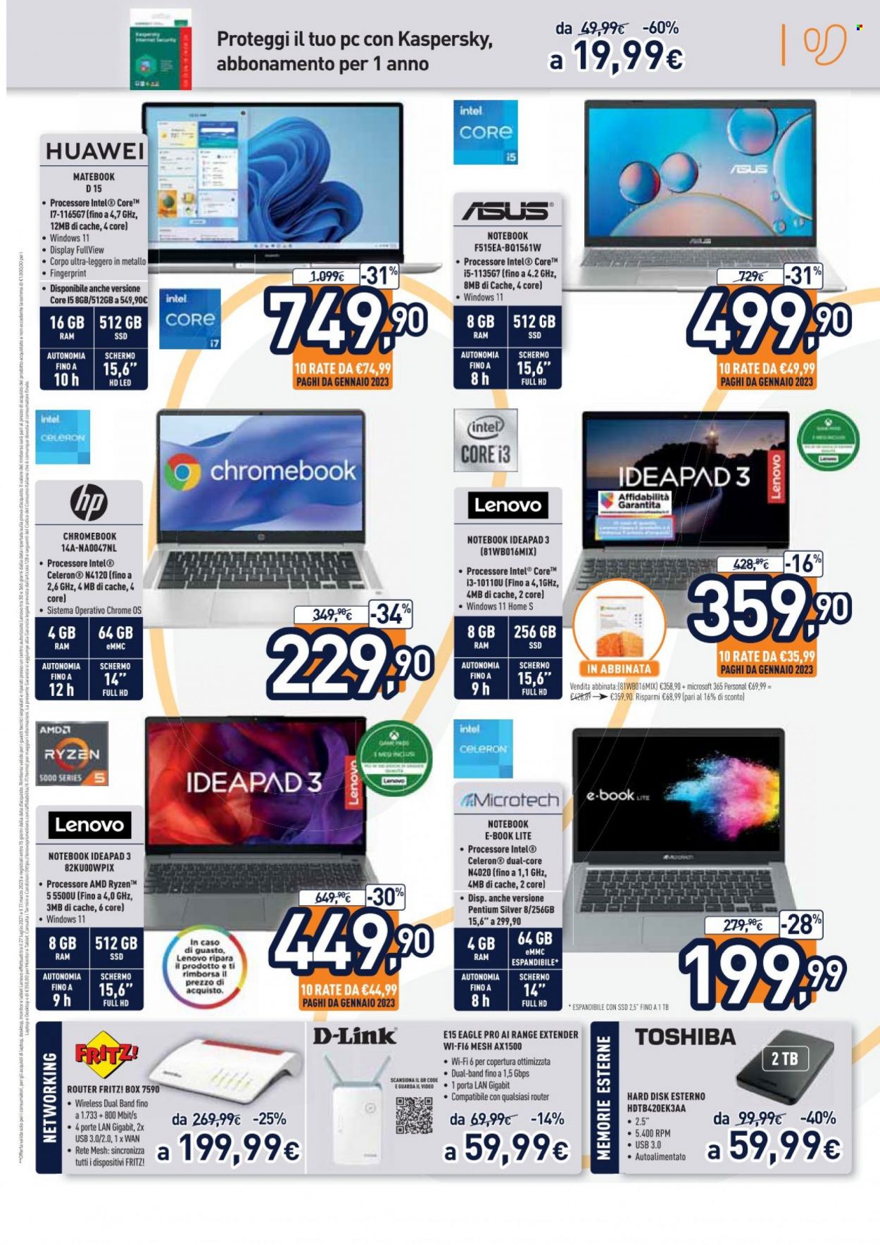 Volantino Unieuro - 23/9/2022 - 6/10/2022. Pagina 23