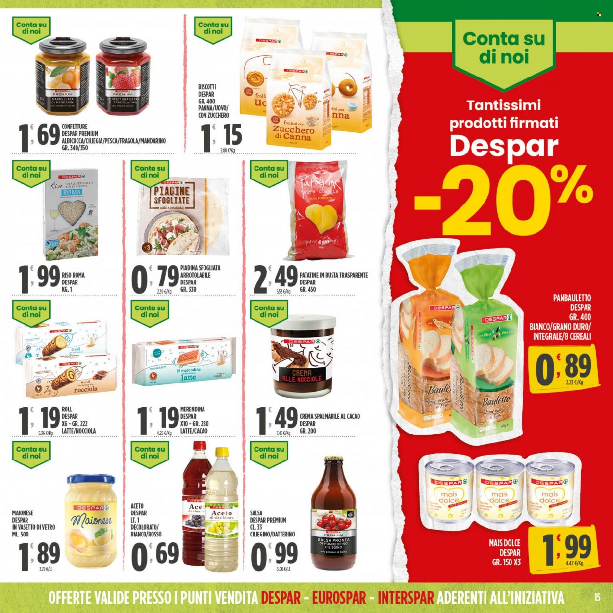 Volantino Eurospar - 23/9/2022 - 2/10/2022. Pagina 15