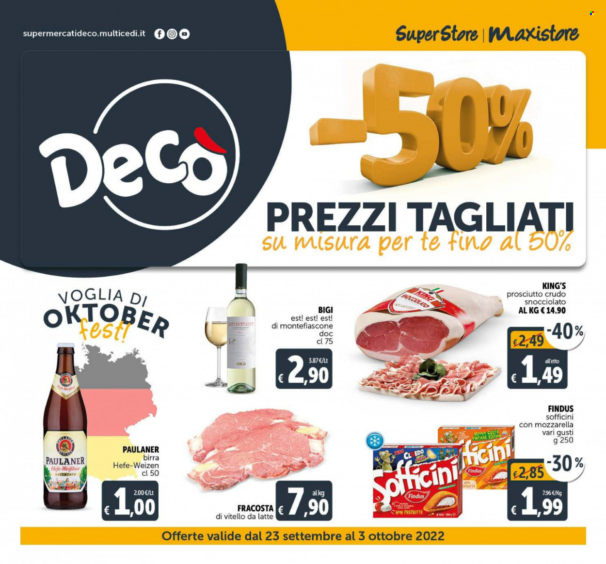 Volantino Deco - 23/9/2022 - 3/10/2022. Pagina 1