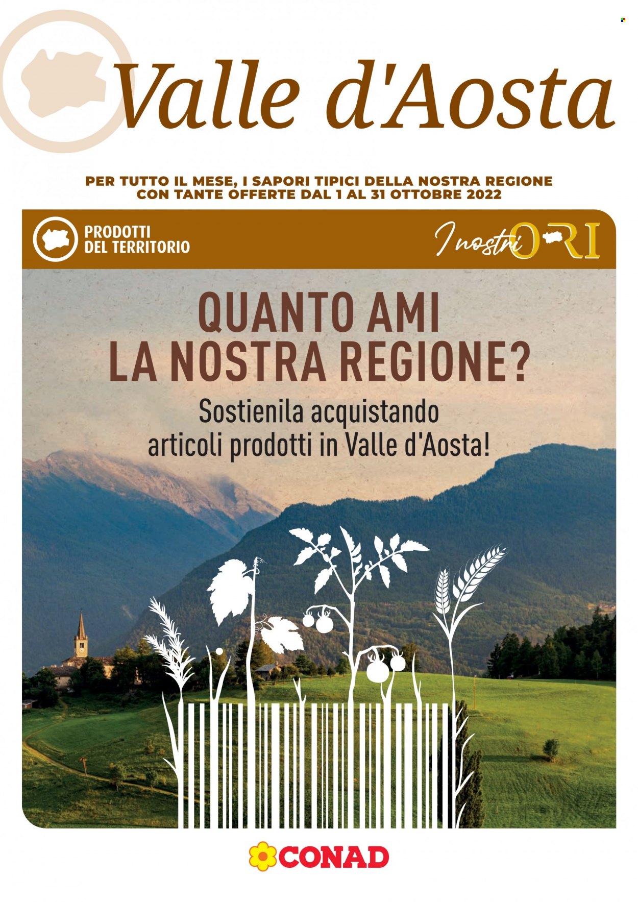 Volantino Conad - 1/10/2022 - 31/10/2022. Pagina 1