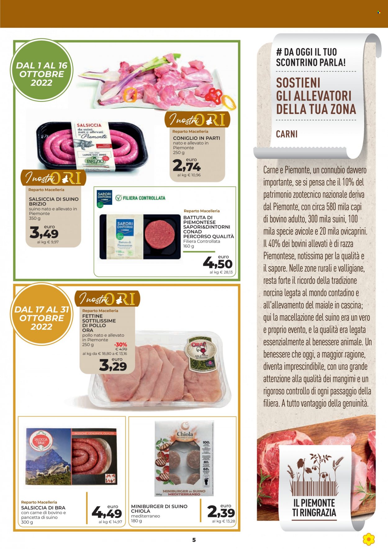 Leták Conad - 1.10.2022 - 31.10.2022. Strana 5