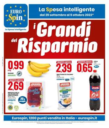 Volantino EuroSpin - 29/9/2022 - 9/10/2022.