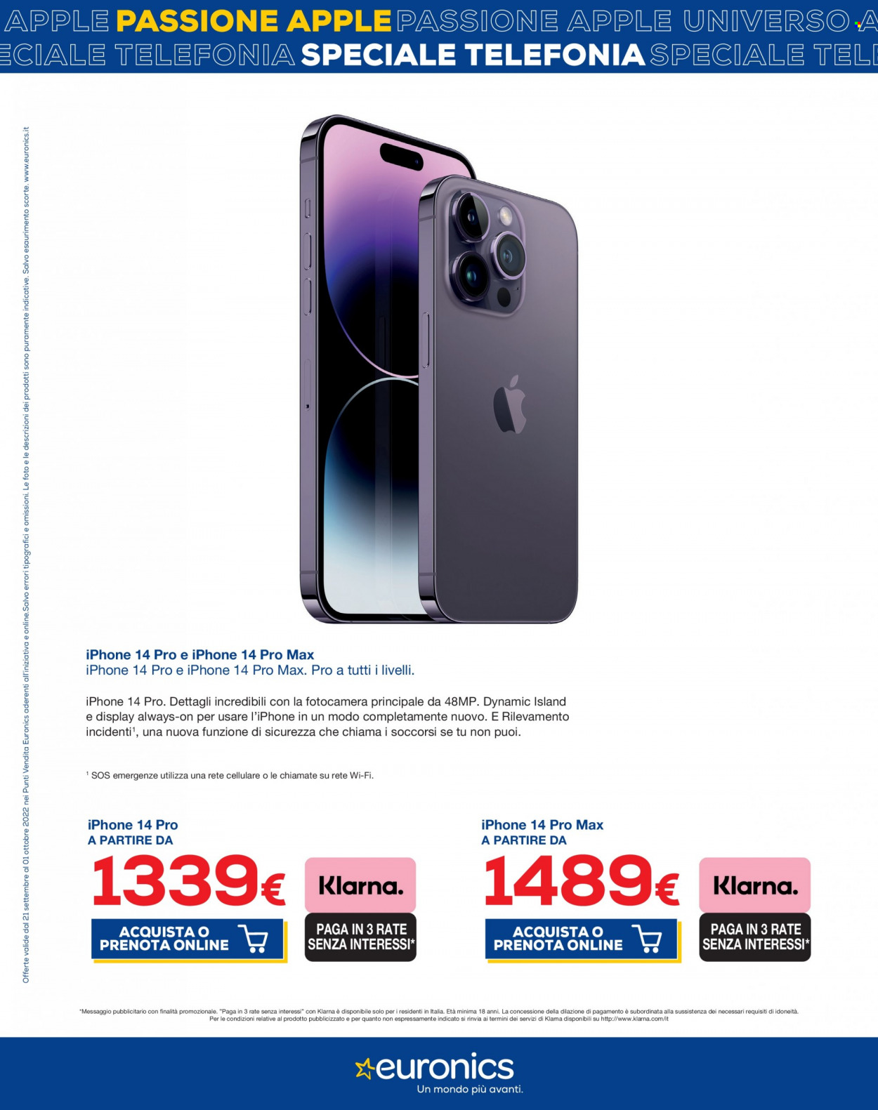 Volantino Euronics - 21/9/2022 - 1/10/2022. Pagina 2