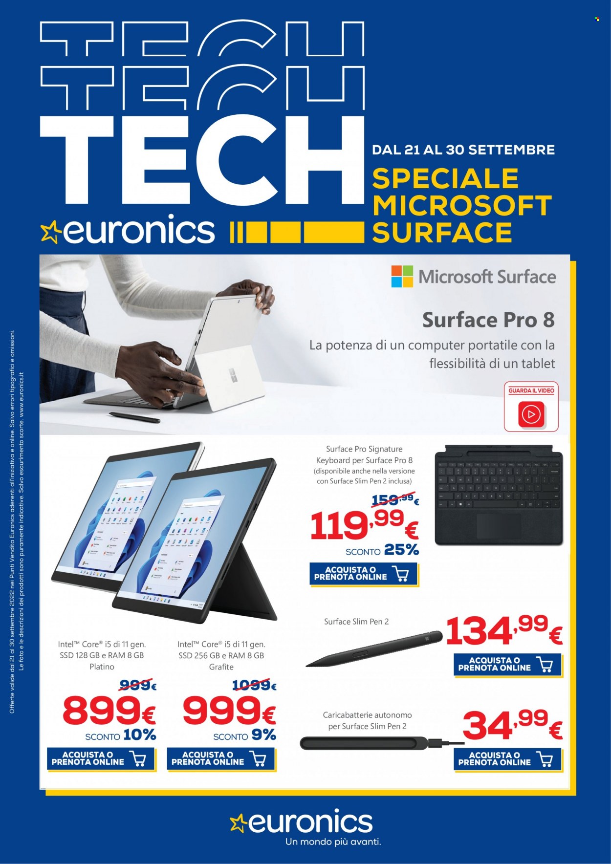 Volantino Euronics - 21/9/2022 - 30/9/2022. Pagina 1