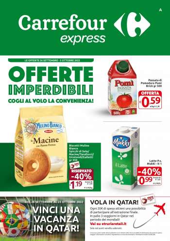 Volantino Carrefour - 26/9/2022 - 5/10/2022.