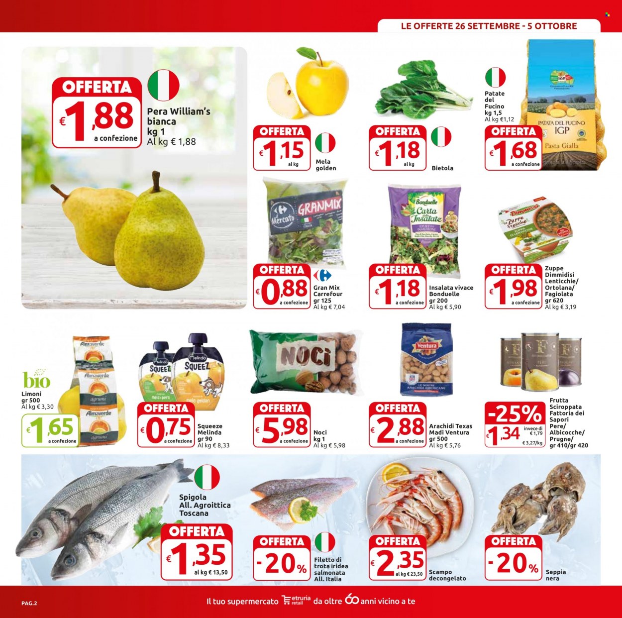 Volantino Carrefour - 26/9/2022 - 5/10/2022. Pagina 2