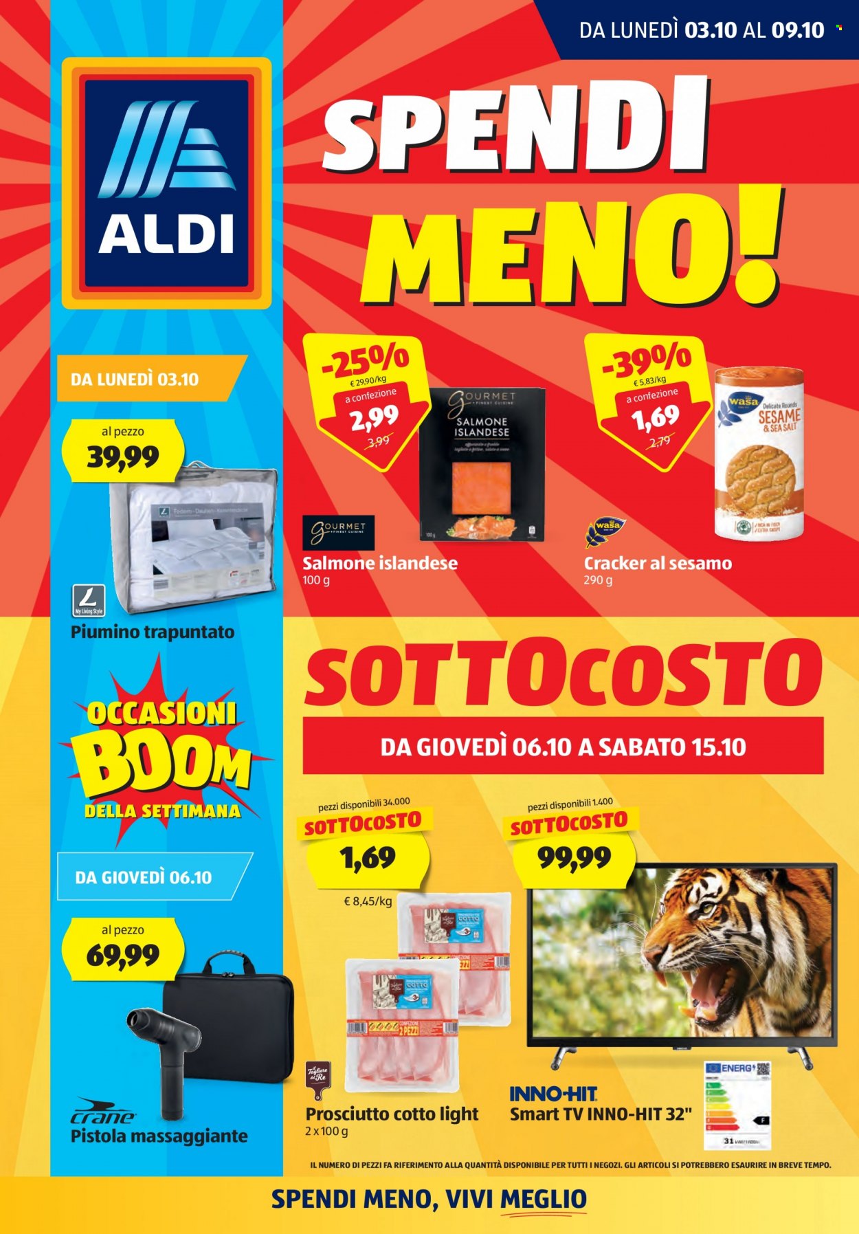 Volantino Aldi - 3/10/2022 - 9/10/2022. Pagina 1