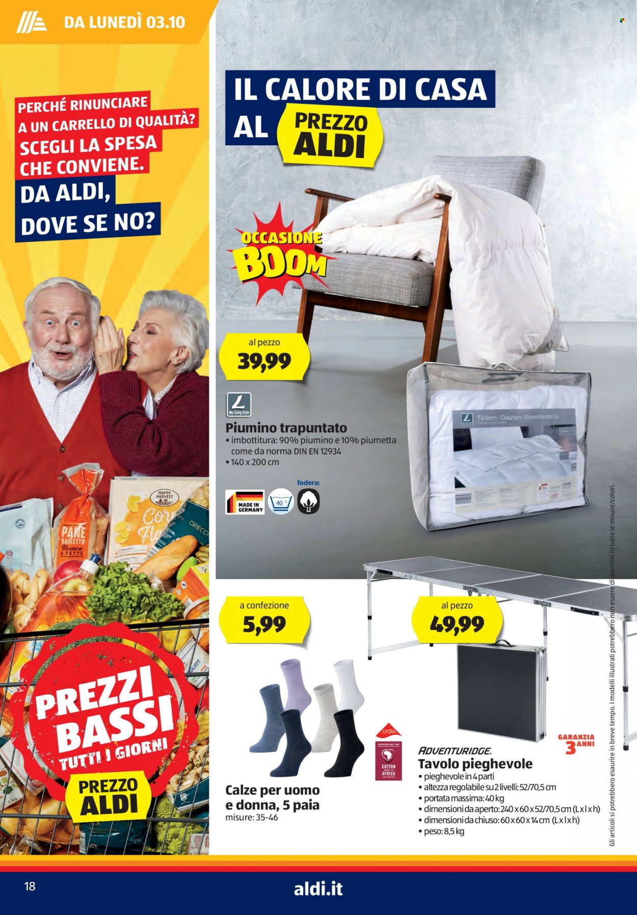 Volantino Aldi - 3/10/2022 - 9/10/2022. Pagina 18