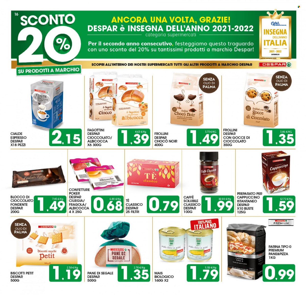 Volantino Despar - 26/9/2022 - 5/10/2022. Pagina 16