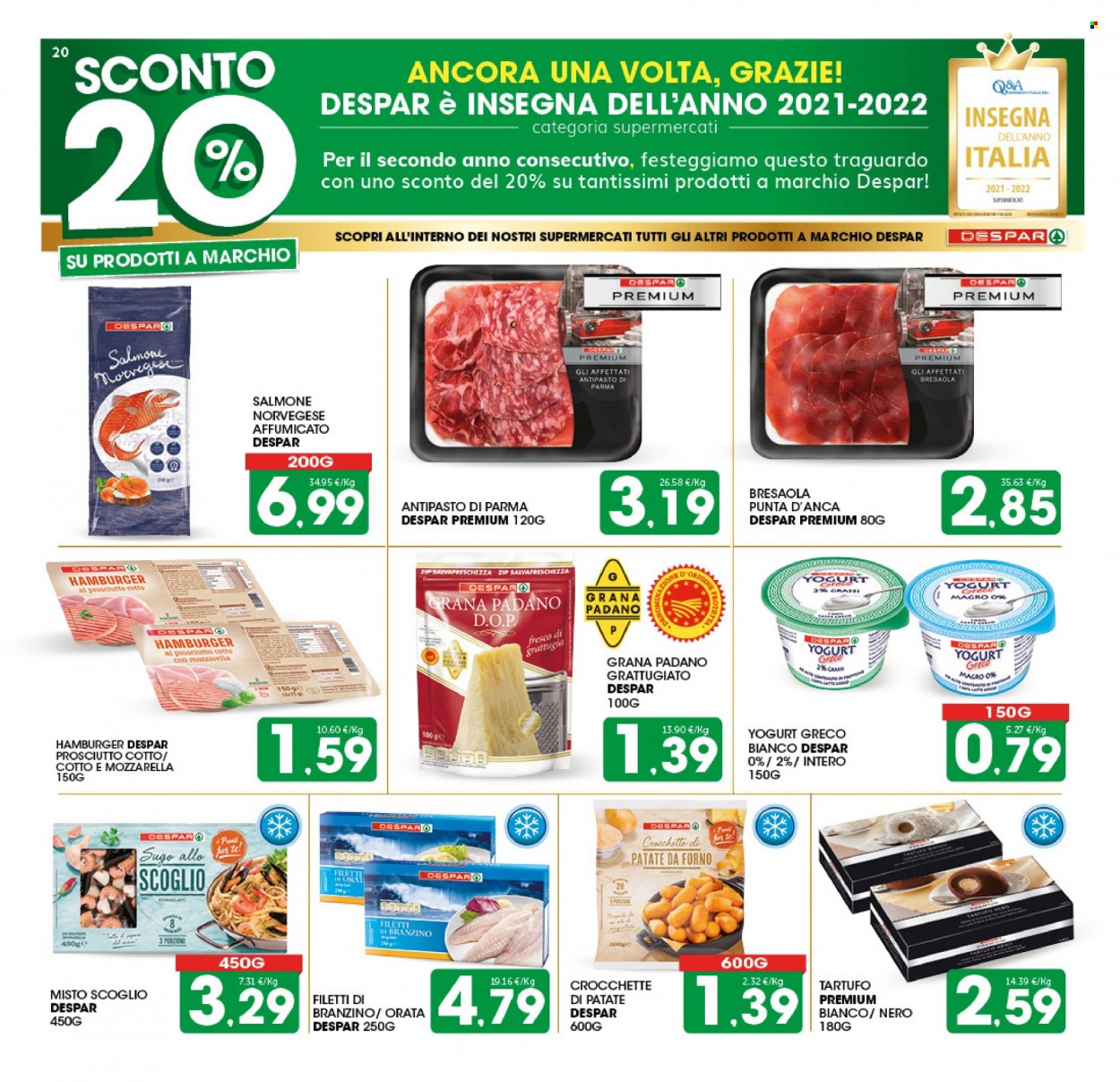 Volantino Eurospar - 26/9/2022 - 5/10/2022. Pagina 20