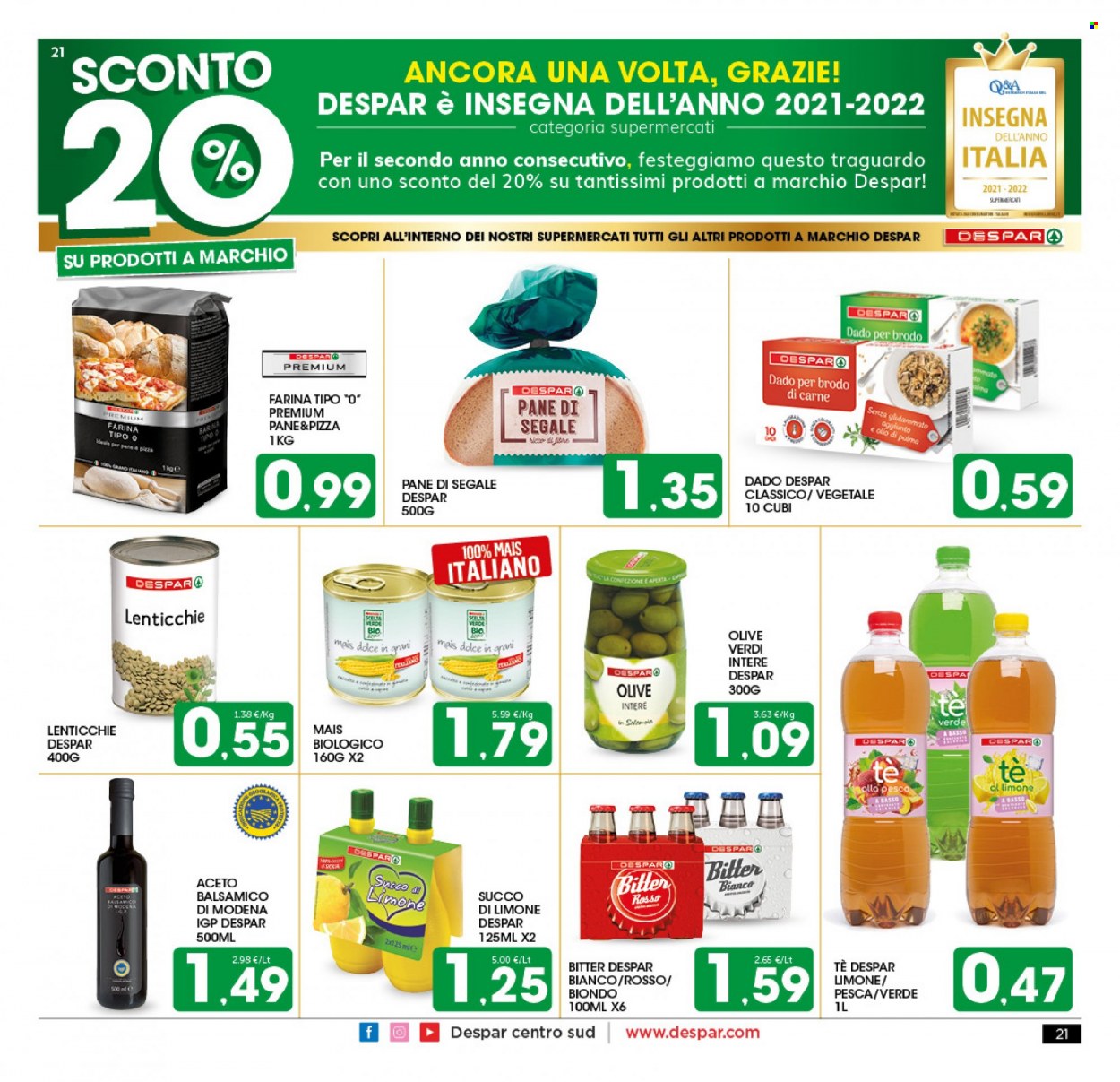 Volantino Interspar - 26/9/2022 - 5/10/2022. Pagina 21
