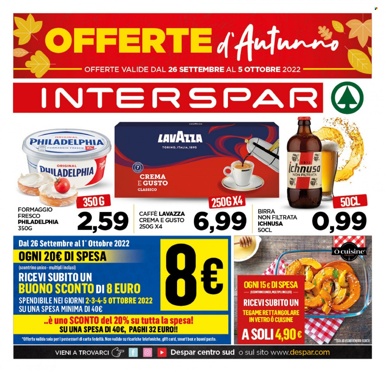 Volantino Interspar - 26/9/2022 - 5/10/2022. Pagina 1