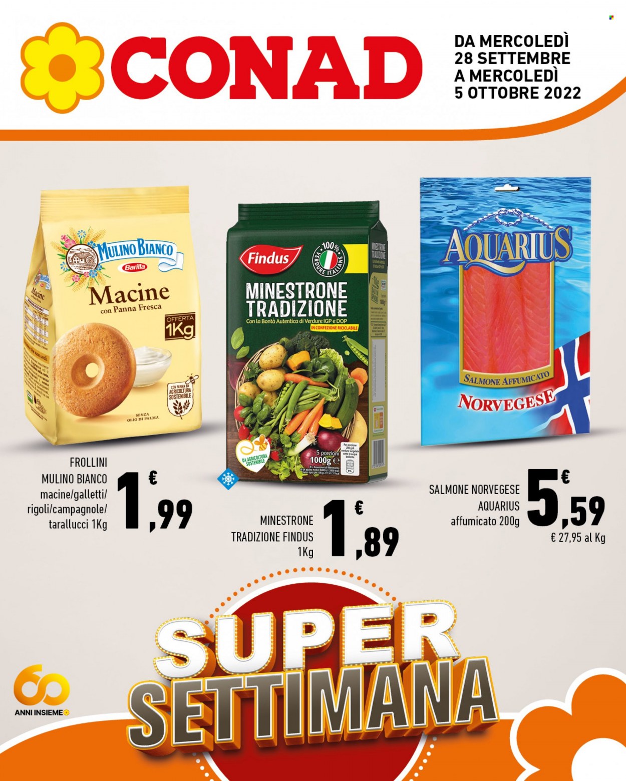 Volantino Conad - 28/9/2022 - 5/10/2022. Pagina 1
