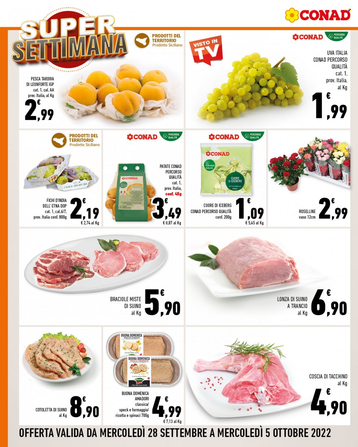 Volantino Conad - 28/9/2022 - 5/10/2022. Pagina 2