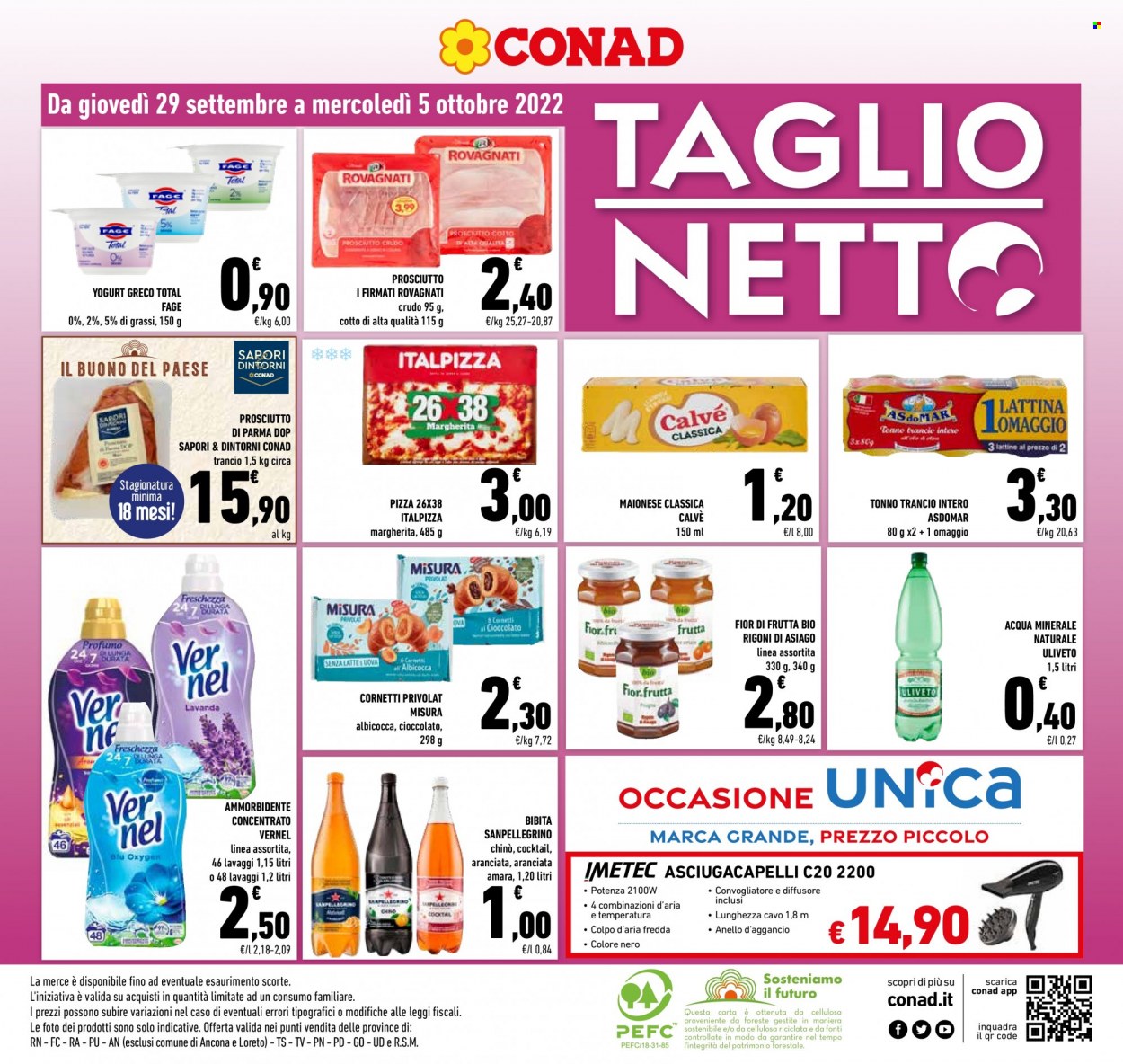 Volantino Conad - 29/9/2022 - 5/10/2022. Pagina 1